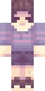 Frisk Reimagined Minecraft skin