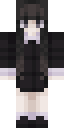 Wednesday Addams Minecraft skin