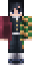 [ DEMON SLAYER ] Tanjiro themed 2.0 Minecraft Skin: Free Download ...