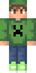 Creeper Hoodie Minecraft skin