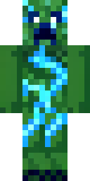 Electrified Creeper Minecraft skin