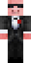 Tuxedo Pig Minecraft skin