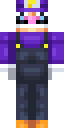 Waluigi Reimagined Minecraft skin