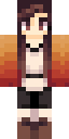 Ember Girl Minecraft skin