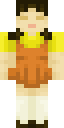 Squid Game Doll Minecraft skin